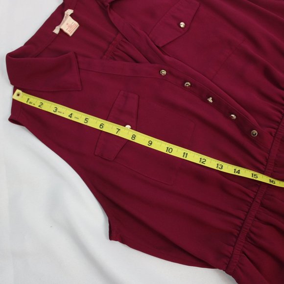 BURGUNDY CARLALITE DRESS - Picture 10 of 10